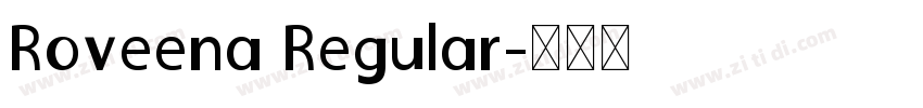 Roveena Regular字体转换